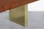 Mid-Century Modern Walnut and Brass Expanding Dining Table by Milo Baughman For Sale In Los Angeles - Image 6 of 14