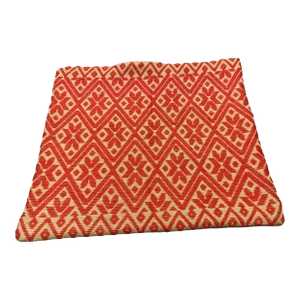 Hand Embroidered Indigenous Craft Pillow Cover From Guerrero, Mexico