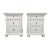 Pair of Restoration Hardware Closed Saint James Nightstands For Sale