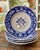 Blue Antico Deruta Pasta/Soup Bowl, Full Design - Set of 4 For Sale - Image 8 of 8