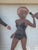 A highly unusual set of three monumental, hand-painted plywood musician figures, believed to depict Ike Turner, Tina...