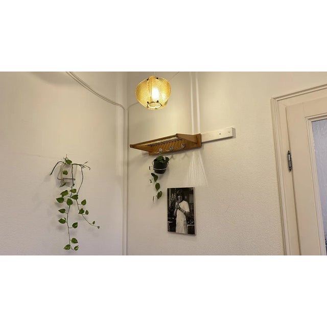 Amber Colored Glass Ceiling Lamp, 1960s For Sale - Image 6 of 13