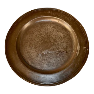18th Century English Pewter Charger
