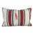 Turkish Hemp Pillow Cushion Natural Beige Red Pillow Cushion Cover 16" x 24" For Sale
