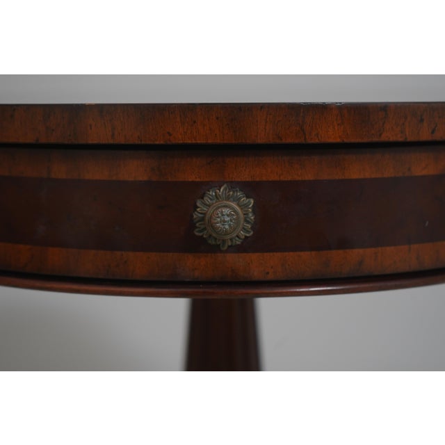 Maitland Smith 8115-30 Mahogany Lamp Table For Sale - Image 11 of 18
