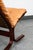 1960s Mid Century Danish Modern Lounge Chair Tan Leather Attributed to Ingmar Relling Westnofa MCM For Sale - Image 5 of 12