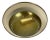 Round Brass Wall Ceiling Light in the style of Gino Sarfatti, Italy, 1950s For Sale