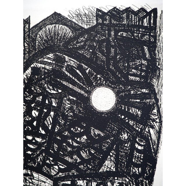 Marcel Gromaire, Macbeth, Shakespeare: The Meditating King, 1958, Original Etching For Sale - Image 6 of 7