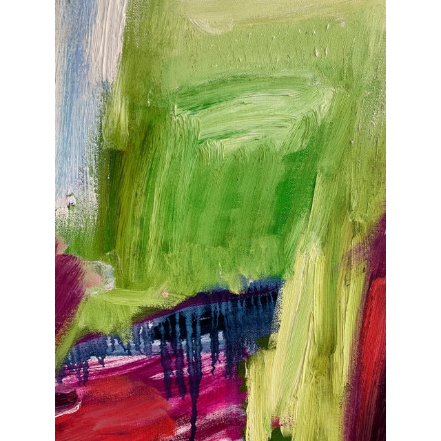 "In a Manner of Speaking" by Monica Shulman Colorful Large Scale Contemporary Abstract Expressionist Painting For Sale In New York - Image 6 of 10