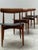 Animal Skin Teak and Black Leather Dining Chairs by H. W. Klein for Bramin, Denmark, 1960s, Set of 4 For Sale - Image 7 of 16