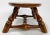Wood Vintage Wooden Turned Leg Milking Stool For Sale - Image 7 of 9