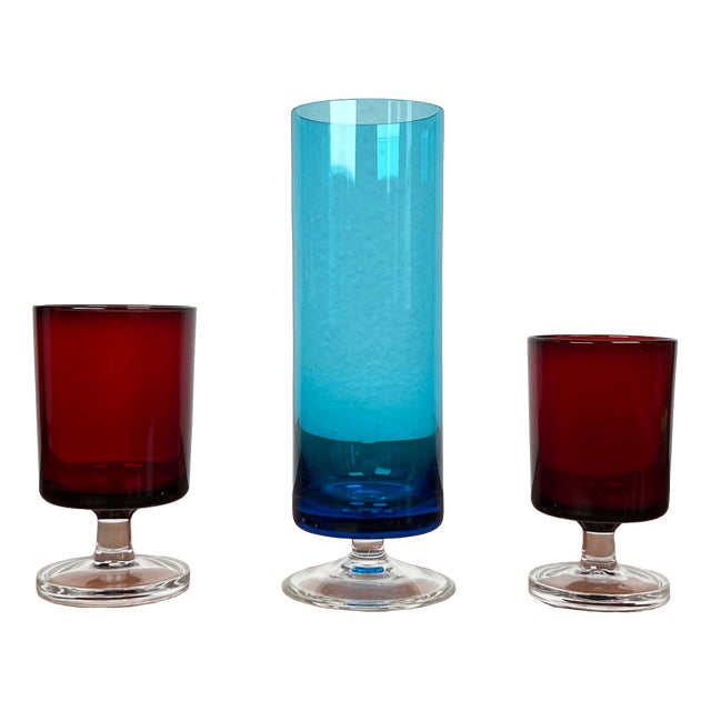 Vintage Drinking Glasses from Luminarc, 1970s, Set of 3 For Sale