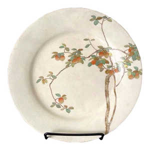 Fine Japanese Ceramic Plate by Kinkozan for Yamanaka & Co.