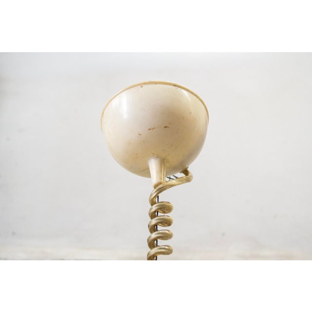 1970s Yellow Murano Glass Floral Pendant Light from Leucos, 1970s For Sale - Image 5 of 9