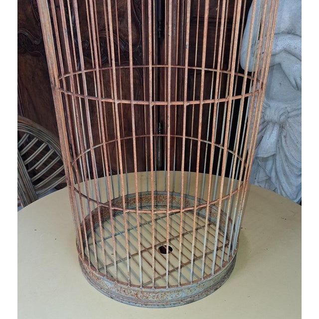 Large Metal Birdcage, Early 20th Century For Sale - Image 6 of 10