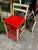 Rustic European Red Wooden Vintage Step Stool Convertible Chair For Sale - Image 3 of 10