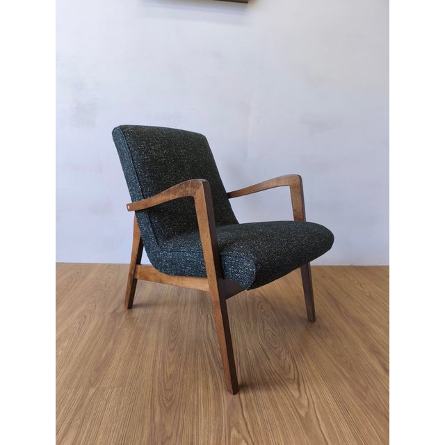Wood Polish Type 300-138 Lounge Chair, 1970s For Sale - Image 7 of 18