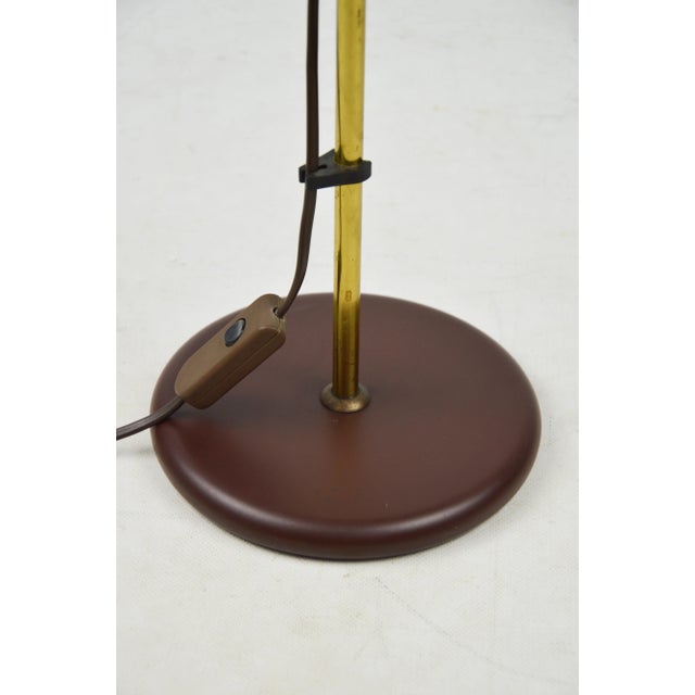 Brown Vintage Desk Lamp, 1980s For Sale - Image 8 of 10