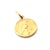 Religious Vintage 1960s Italian 18k Virgin Mary Medallion, Religious Pendant For Sale - Image 3 of 12