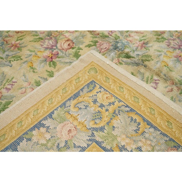 Traditional Fine Antique French Savonnerie Rug 10'2'' X 13'0'' For Sale - Image 3 of 12
