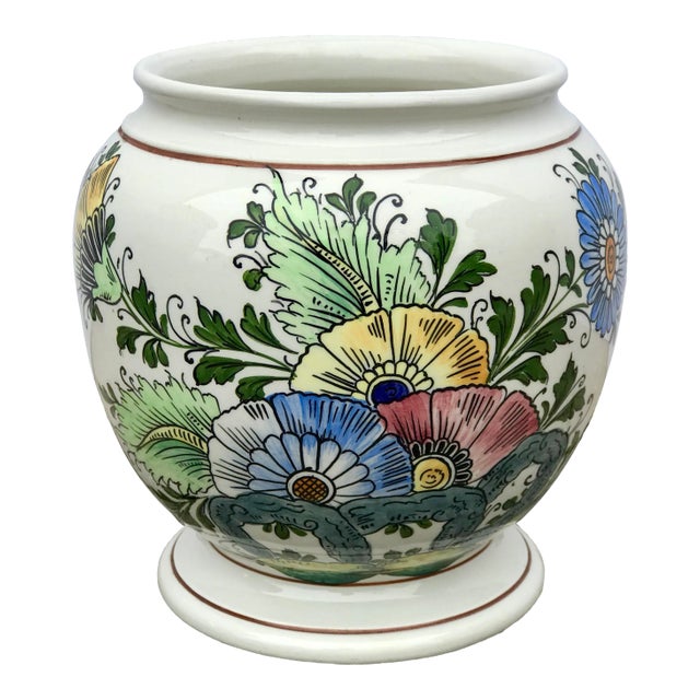 Vintage Italian Ceramic Vase For Sale