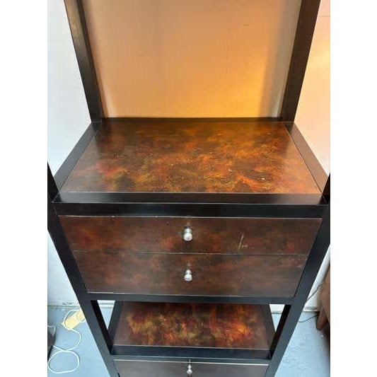 Late 20th Century Tall Display Cabinet in Wood, Mid-Century Modern Style, USA, 1970s For Sale - Image 5 of 11