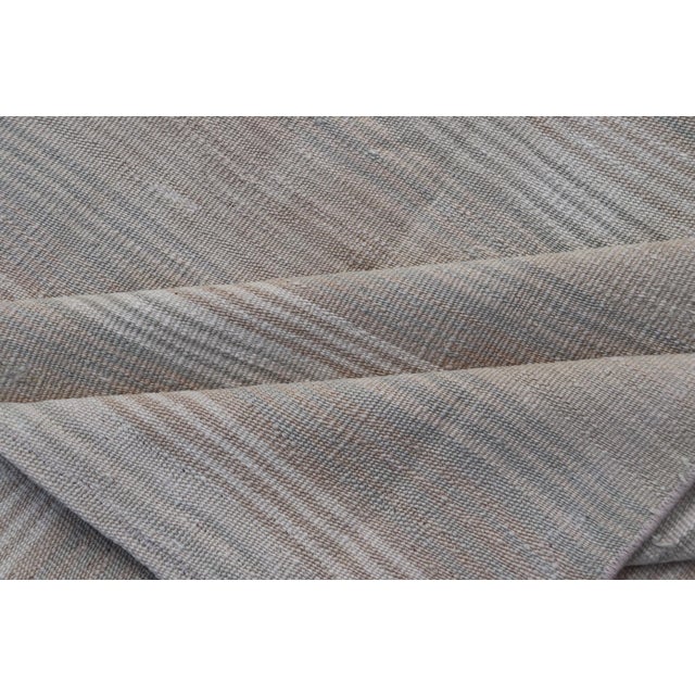 Beige Vintage Turkish Kilim Rug With Subtle Beige and Cream Tones For Sale - Image 8 of 8