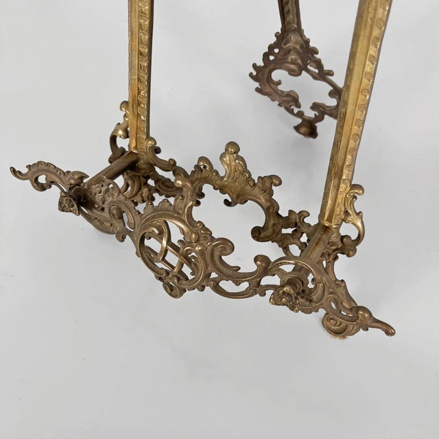 Italian Baroque-Style Bronze Table Bookstand, 1950s For Sale - Image 16 of 18