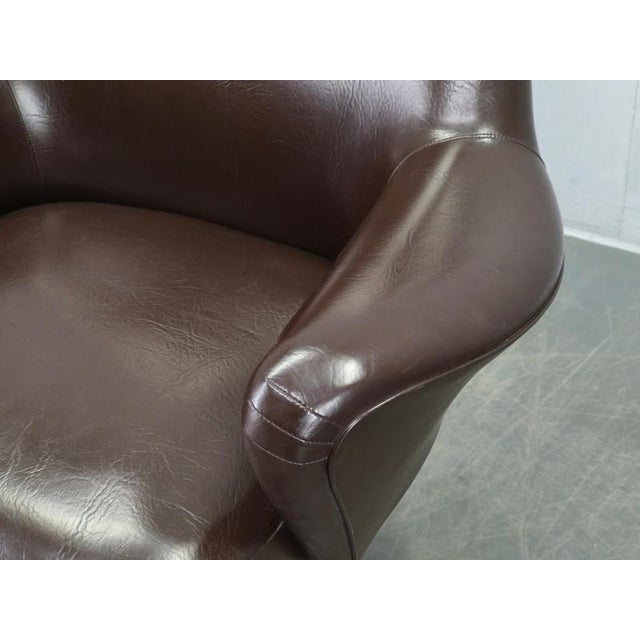 Metal Italian Swivel Lounge Chair by Mobiltecnica Torino, 1960s For Sale - Image 7 of 15