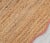 3x8Ft. Pink Wave Scallop Edge Jute Rug For Sale - Image 4 of 12
