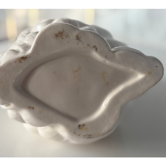 White Ceramic Sea Shell. Ase For Sale - Image 10 of 10