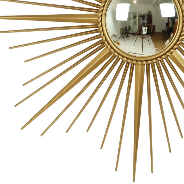 Large Vintage Sun Mirror from Vallauris, 1960s For Sale - Image 6 of 18