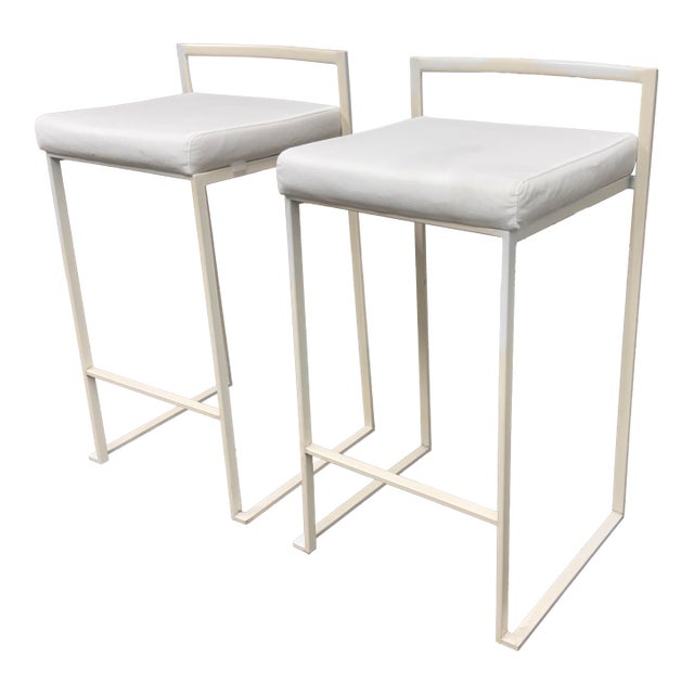 LumiSource Fuji Counter Stools, Pair For Sale
