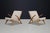 Sculptural Oak Lounge Chairs, Europe, 1960s, Set of 2 For Sale - Image 11 of 14