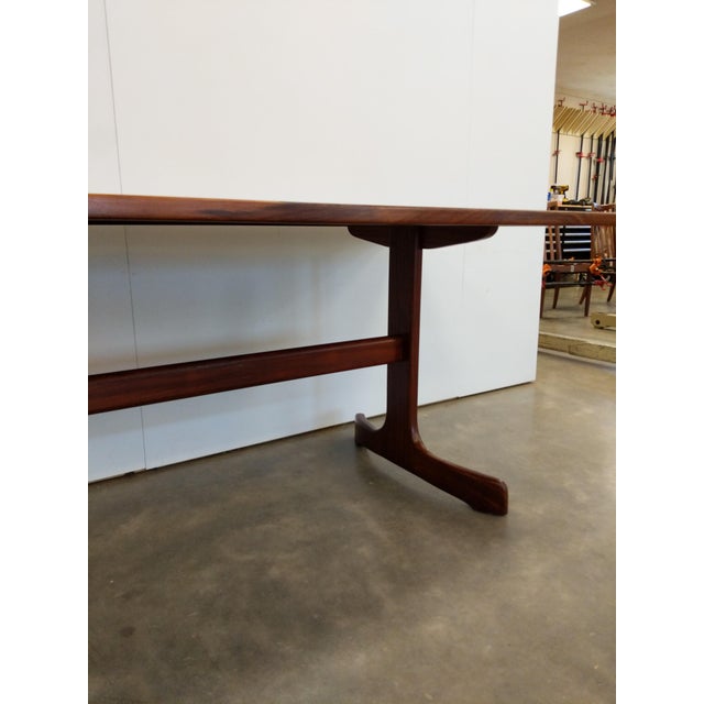 G Plan Vintage Mid Century Modern Teak Dining Table Attributed to G Plan For Sale - Image 4 of 9