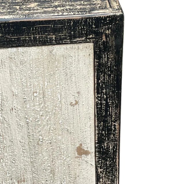 Vintage Distressed 4-Door Sideboard For Sale In Los Angeles - Image 6 of 7