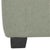 Wood Single Tray Ottoman in Seamist For Sale - Image 7 of 9