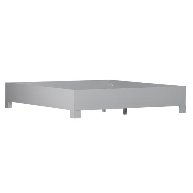 Wood Ivy Standard Bed Twin Extra Long, Light Gray For Sale - Image 7 of 7