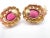 Late 20th Century Tiffany & Co. Yellow Gold Large Pink Tourmaline Earrings, Pair For Sale In Philadelphia - Image 6 of 13