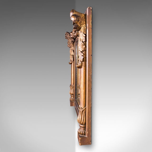 Antique Regency Overmantle Mirror, English, Giltwood, Neoclassical, Circa 1820 For Sale - Image 4 of 10