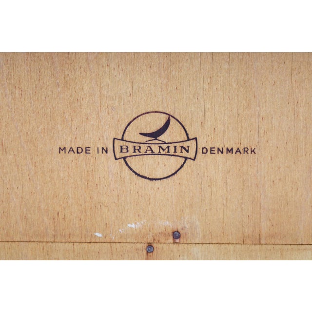 Scandinavian Modern Teak Tambour Door Credenza by h.w. Klein for Bramin For Sale - Image 12 of 12