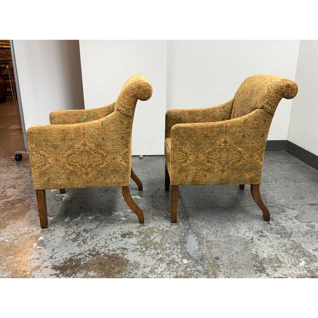 Rose Tarlow Rose Tarlow Georgian Library Armchairs, Pair For Sale - Image 4 of 12