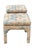 Wood Pair Large Mid Century Billy Baldwin Style Benches/Ottomans For Sale - Image 7 of 14