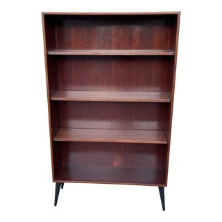 Dyrlund Danish Mid Century Modern Rosewood Bookcase For Sale
