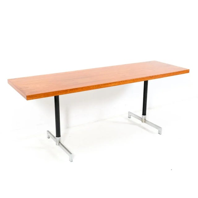 Mid-Century Modern Teak Console Table or Writing Table, 1960s For Sale - Image 4 of 10