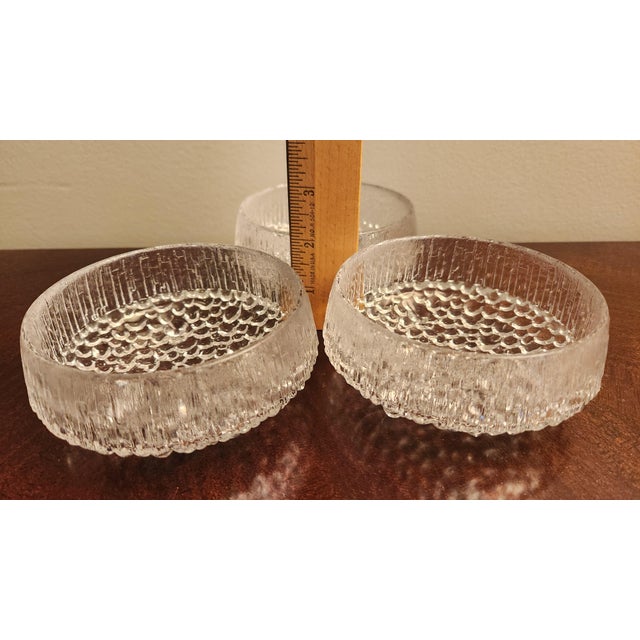 Vintage Iittala Ultima Thule 3 Toed Round Dessert Fruit Bowls, Finland- Set of 4 For Sale - Image 9 of 12