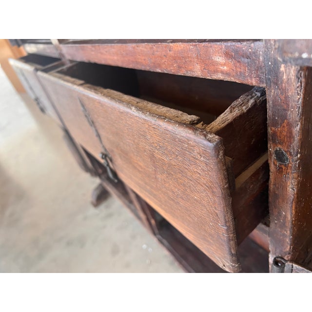 19th Century Cupboard or Cabinet, Walnut, Castillian Influence, Spain, Restored For Sale - Image 9 of 12