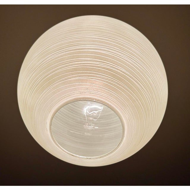 Vintage Italian Pendant Light in Glass, 1950s For Sale - Image 13 of 18