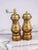 Vintage Italian Baroque Revival Gilt Salt Shaker and Pepper Mill For Sale - Image 4 of 11