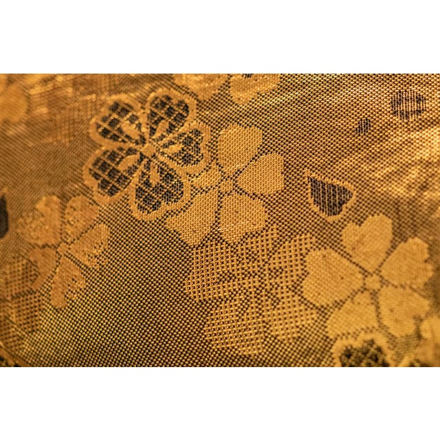 Japanese Silk Lumbar Cushion by Renaras For Sale - Image 6 of 7